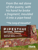 Pipestone National Monument preserves land that today is still sacred to most American Indians.
